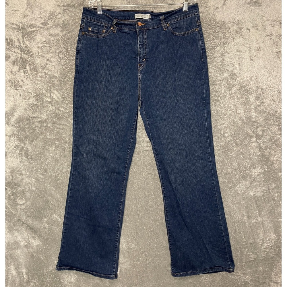 Levis 512 Women Perfectly Slimming Bootcut Jeans 18 Plus Classic Country Cowgirl